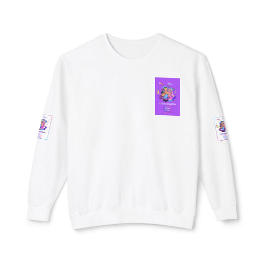 Indigo-Crew Andromeda Unisex Lightweight Crewneck Sweatshirt